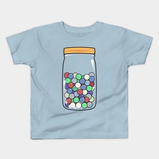 Jar Full of Marbles Kids T-Shirt